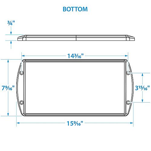 Seachoice Premium Battery Tray With Stainless Steel Hardware, 29 Series - 21991 - 50-21991F1