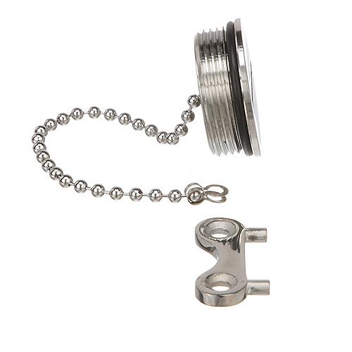 Seachoice Stainless Steel Replacement Cap For Seachoice Deck Fill 32251, 32261, 32271 Or 32281 - 32551 - 50-32551F1