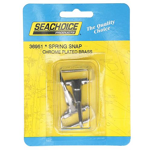 Seachoice Chrome Plated Spring Snaps, Pack Of 2 - 36951 - 50-36951F1