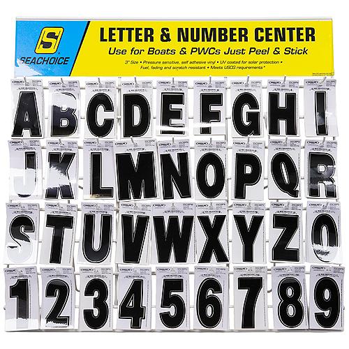 Seachoice 74127 Letter & Number Display, 3