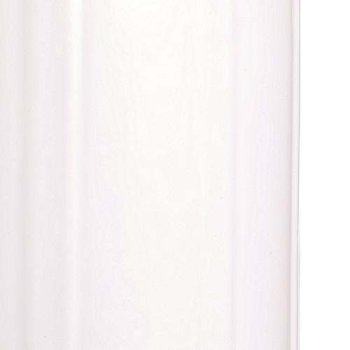 Seachoice 79131 Center Hole Ribbed Fender, White, 10