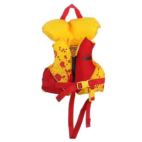 Seachoice 86100 Type Ll Deluxe Childrens Vest Infant, Red/Yellow Life Vest With Pop-Up Pillow - - 50-86100 Superseded By: 50-86101F1