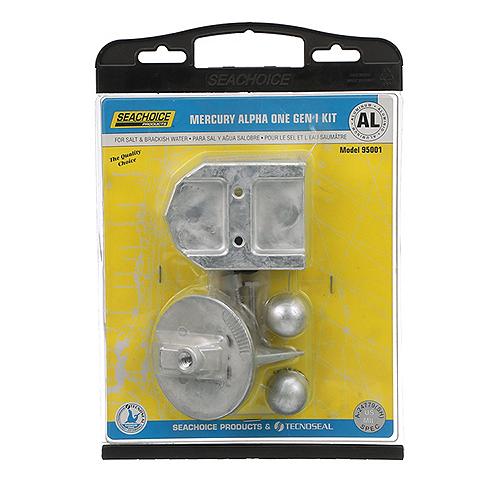 Seachoice Aluminum Anode Kit For Mercury Alpha I (1983-90) - 50-95001 - 50-95001F1
