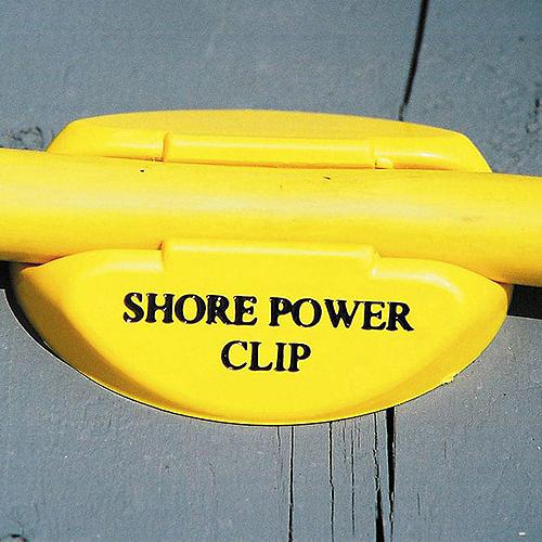 Dock Edge De91200F Shore Power Clip For 30 Amp Cords Yellow (4/Bag) - De91200F - 686-De91200Ff1