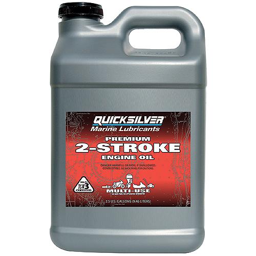 Quicksilver 92-858023Q01 Preimum Tcw3 2-Cycle Outboard Oil @2, 2.5 Gal - 858023Q01 - 710-92-858023Q01 Superseded By: 710-92-8M0229793F1