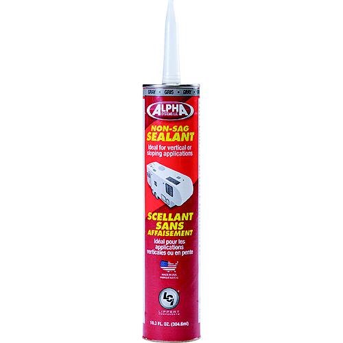 Alpha Systems 862159 Low Voc Non-Sag Sealant, 10.3 Oz., Grey - 862159 - 804-862159F1