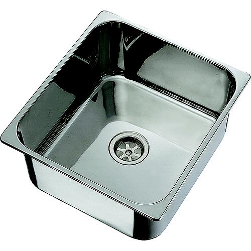 Ambassador S441732Br Single Rectangle Stainless Steel Sink, Brushed - S44-1732-Br-R - 906-S441732Brf1
