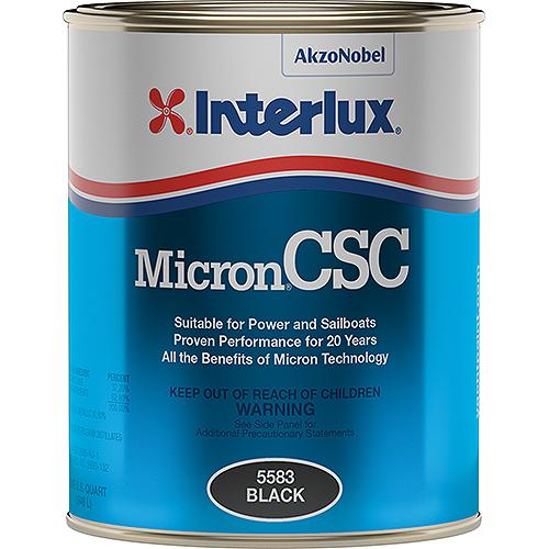 Interlux 5583Q Micron® Csc Bottom Paint, Black Qt., 6/Case - Y5583/Qt - 94-5583Qf1