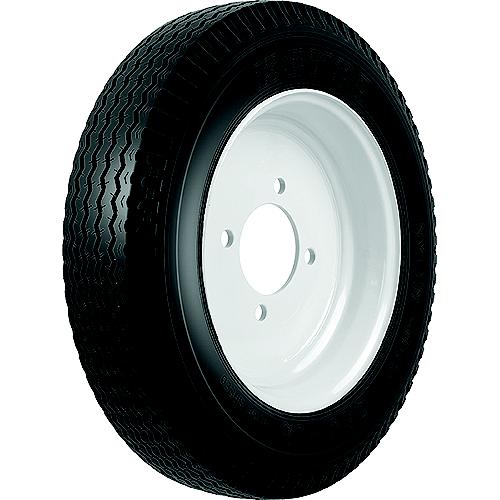 Loadstar Bias Tire And Wheel (Rim) Assembly K353 530-12 5 Hole 6 Ply White, Conventional - 30800 - 966-30800F1