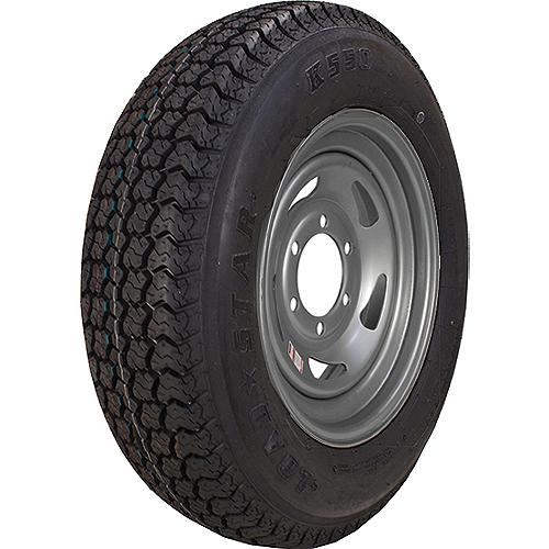 Loadstar Bias Tire And Wheel (Rim) Assembly St225/75D-15 6 Hole D Ply - 3S922 - 966-3S922F1