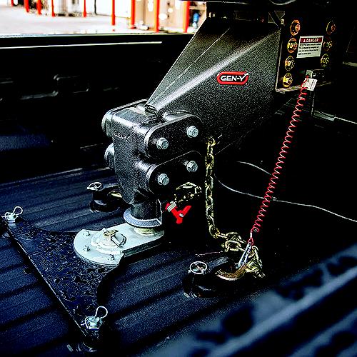 Gen-Y Gh8056Al 5Th Wheel Pin Box Replacement With Gooseneck Snaplatch Coupler, Rhino Fifth Wheel Pin Box Replacement, 2-5/16