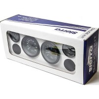 Sierra 69712P Eclipse Series Black Outboard 4 Set With Tachometer / Hourmeter, Speedometer, Voltmeter & Fuel Gauges - 69712P - 11-69712Pf1