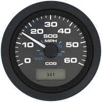 Premier Pro Black Domed 120 Mph Gps Speedometer - 781-627-120P - 11-781627120Pf1