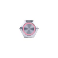 Sierra Av10030R Push-Button Switch, Off/(On), Red Halo Led - Av10030R - 11-Av10030Rf1