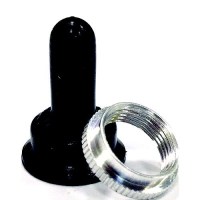 Black Boot W/Chrome Ring - Mp39280 - 11-Mp39280F1