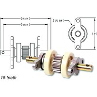 Ap Products 014324869 Standard Gear Pack Assembly (15 Teeth) - 014-324869 - 112-014324869F1
