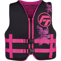 Full Throttle 14210010500222 Rapid-Dry Life Vest, Youth, Pink - 14210010500222 - 116-14210010500222F1