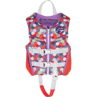 Full Throttle 14250010500122 Rapid Dry Flex Back Life Vest, Child, Pink - 14250010500122 - 116-14250010500122F1