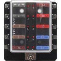 Cole Hersee 880023Bp Sd Ato Fuse Block, 10-Gang - 880023-Bp - 12-880023Bpf1
