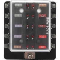 Cole Hersee 880026Bp Sd Mini Fuse Block, 10-Gang - 880026-Bp - 12-880026Bpf1