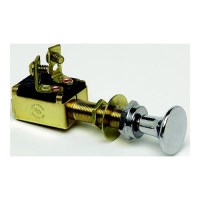 Cole Hersee M628 Push Pull Switch Chrome - M-628-Bx - 12-M628F1