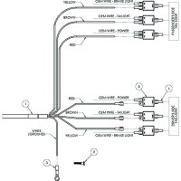 Blue Ox® Bx88442 Progressive Lit Vehicle Tail Light Wiring Kit - Bx88442 - 123-Bx88442F1