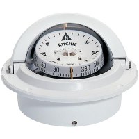 Voyager Compass-Flush Mount, Combi Dial, White - F-83W - 128-F83Wf1