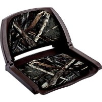 Wise 8Wd139Clsb733 Deluxe Molded Plastic Fold-Down Seat W/Cushions, Advantage Max5/Brown Shell - 8Wd139Cls-B-733 - 144-8Wd139Clsb733F1