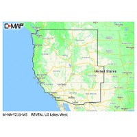 C-Map Mnay211Ms Reveal Chart, Us Lakes Lakes West - M-Na-Y211-Ms - 149-Mnay211Msf1