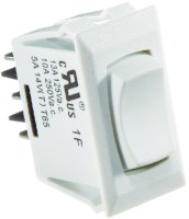 Switch-Rockr 10A On-Off-On Wht - S345 - 350-S345F1