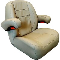 Springfield 104218001 Pontoon Helm Fixed Chair, Cream - 1042180-01 - 169-104218001F1