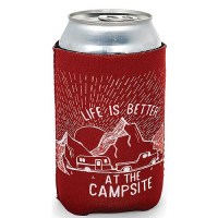 Camco 53248 Life Is Better At The Campsite Can Holder, Burgundy, Sunrise Better At Campsite - 53248 - 17-53248F1