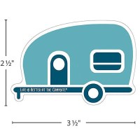 Camco 53255 Decorative Decal/Sticker, Red Seal - 53255 - 17-53255F1