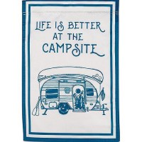 Camco 53307 Camp Themed Yard Flag, Camper - 53307 - 17-53307F1