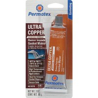 Permatex 81878 Ultra Copper® Hi-Temp Rtv Silicone Gasket Maker, 3 Oz. - 81878 - 180-81878F1