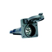 Bargman 50-87-004 7-Way Sealed Car End With 4' Cable - 50-87-004 - 220-5087004F1