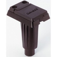 Attwood Square 2 Pin Base For Straight Pole - 911370-1 - 23-9113701F1