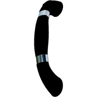 T-H Marine Ledghbssbdp Molded Grab Handle With Stainless Accent Rings & Blue Led Light, Black - Led-Ghbss-B-Dp - 232-Ledghbssbdpf1