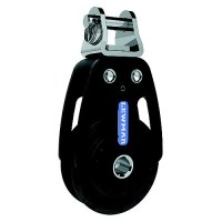 Lewmar 50Mm Htx Block, Single Toggle Head, Black, 3/8