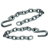 Tie Down Engineering Safety Chain With S-Hooks - Sold As Pair - 81202 - 241-81202F1