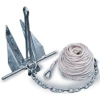 Tie Down Engineering Quik-Set Hooker Anchor Kit Includes Anchor, Anchor Line, Chain And (2) Shackles - 95090 - 241-95090F1