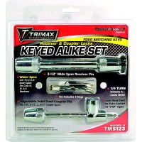 Trimax Tm5123 Keyed Alike Receiver & Universal Coupler Lock Set - Tm5123 - 255-Tm5123F1