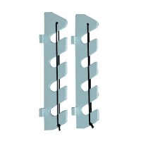 4 Rod Holder W/Bungee & Bracket White - 25708 - 264-25708F1