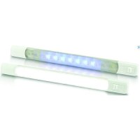 Hella 958121011 Led Surface Mt. Strip Lamps W/Switch, White/Blue - 958121011 - 265-958121011F1