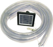 Taylor Made 45972 Clearvue P-Shape 10' Vinyl Dock Edging With Led Solar Light Strip - 45972 - 32-45972F1