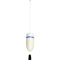 Taylor Mast Buoy - White With Blue Reflective Striping - 22105 - 32-22105F1