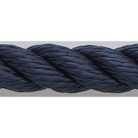 3 Strand Nylon Dockline, 1/2 X 15 Navy - 60531600015 - 325-60531600015F1