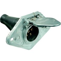 Pollack 6-Way Socket W/Rubber Boot - 11-608Ep - 329-11608Epf1
