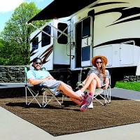 Prest-O-Fit 21180 Surface Mate Patio Rug, 6' X 9', Green - 2-1180 - 330-21180F1