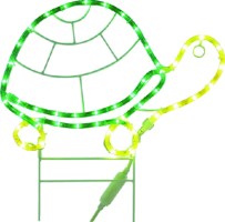Green Long Life Led Turtle, 18
